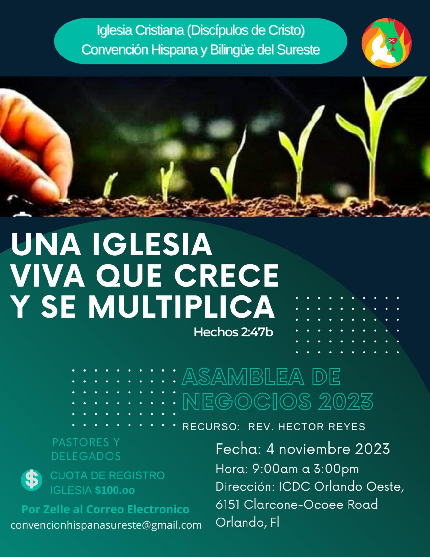 Una Iglesia viva que crece y se multiplica